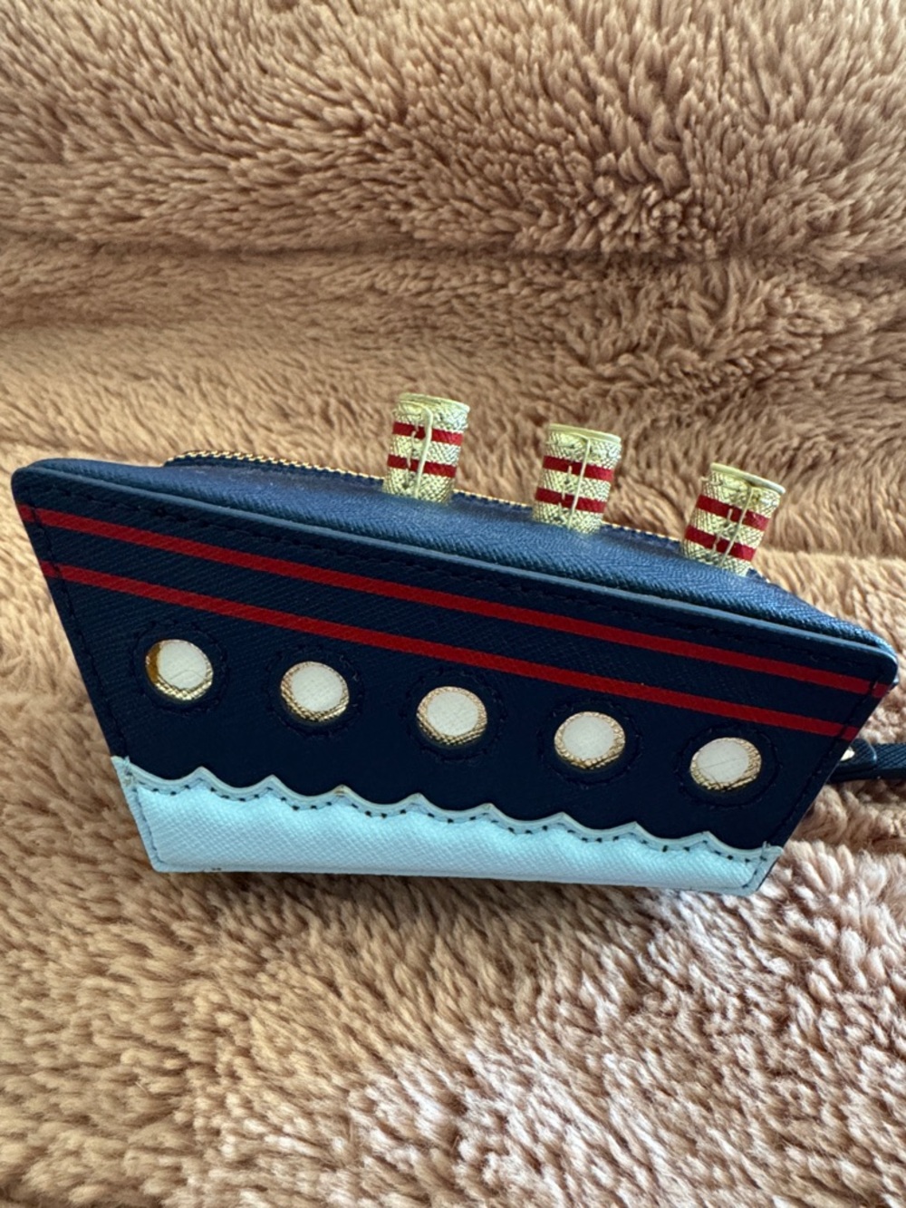 Kate Spade “Expand Your Horizons” Cruise Ship Coin Purse - Picture 3 of 7